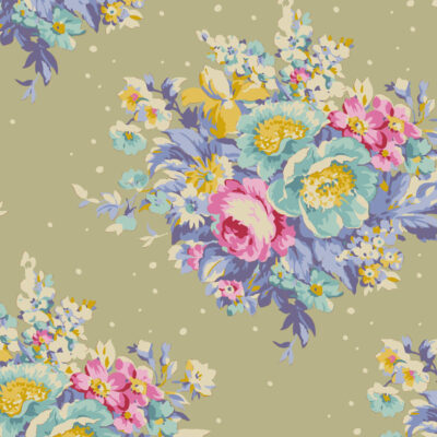 Summer Floral Khaki