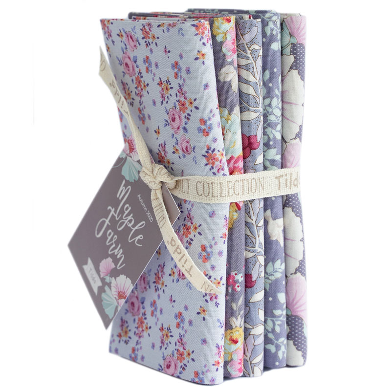 Fat Quarter Bundle Blueberry/Slate