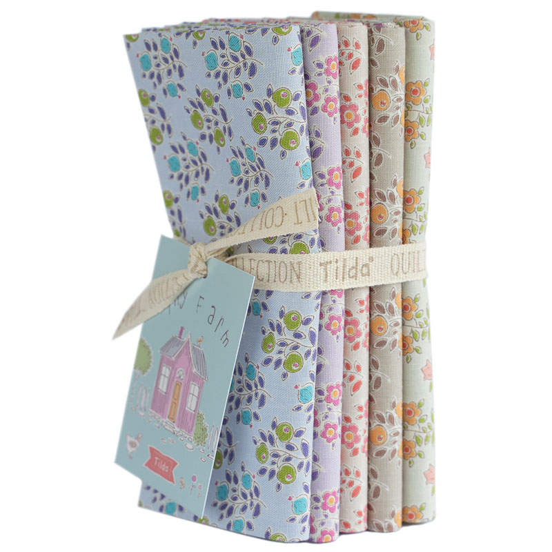 Fat Quarter Bundle Farm Flowers & Berries