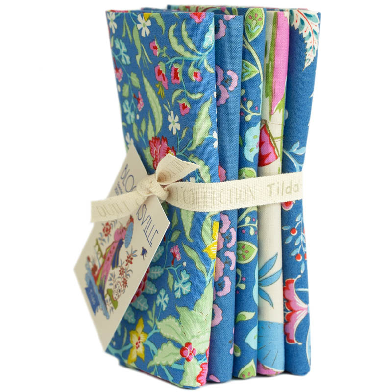 Fat Quarter Bundle Blueberry/Dove