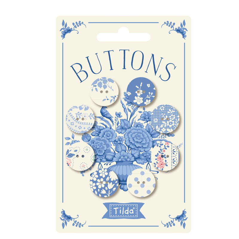Buttons Something Blue Light