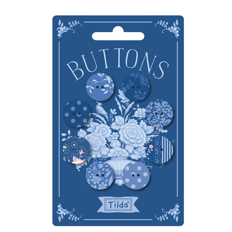 Buttons Something Blue Dark