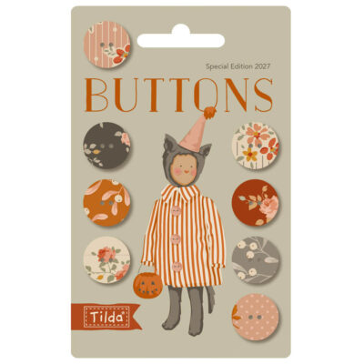 Buttons A Festive Autumn 16mm